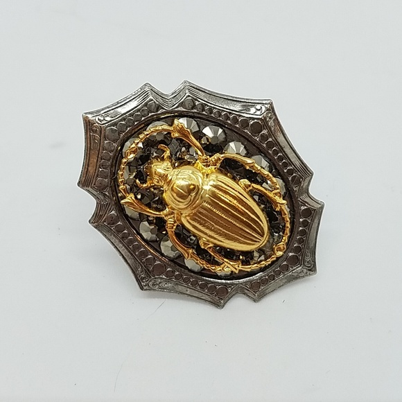 GASOLINE GLAMOUR Jewelry - Rhinestone beetle mini ring sample GASOLINE GLAMOUR Jewelry - Rhinestone beetle mini ring sample